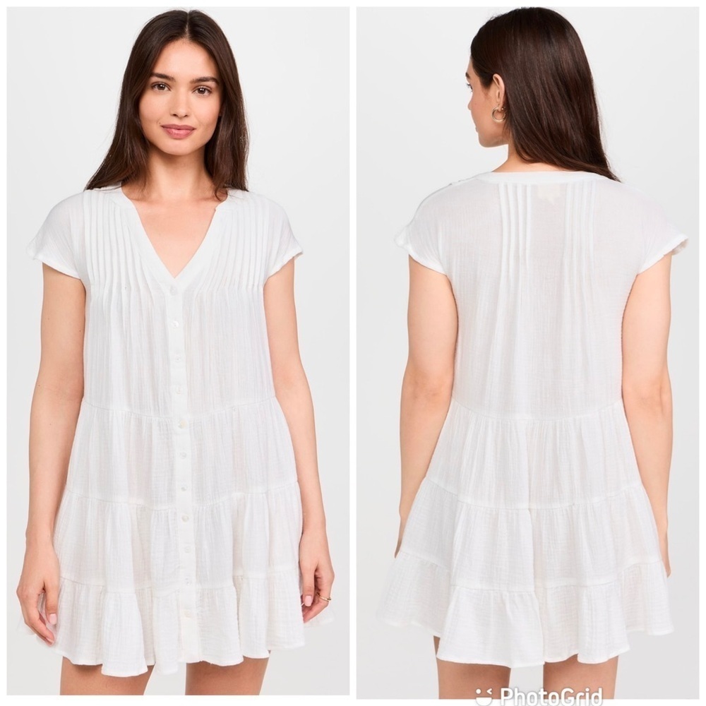 Marea Mackenzie Gauze Dress in White New With Tags!